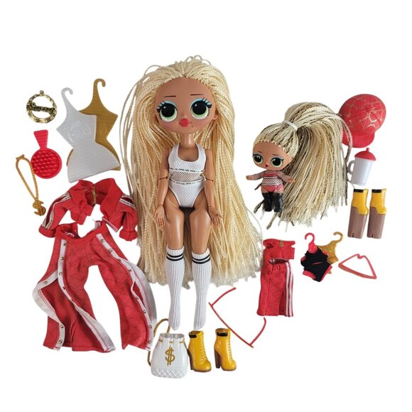 LOL Surprise OMG Fashion Dolls Swag & JK MC Swag Set 25 Pieces Braided Hair 2019 - Picture 1 of 9